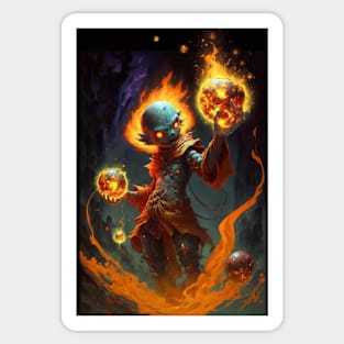 fire elemental lord Sticker